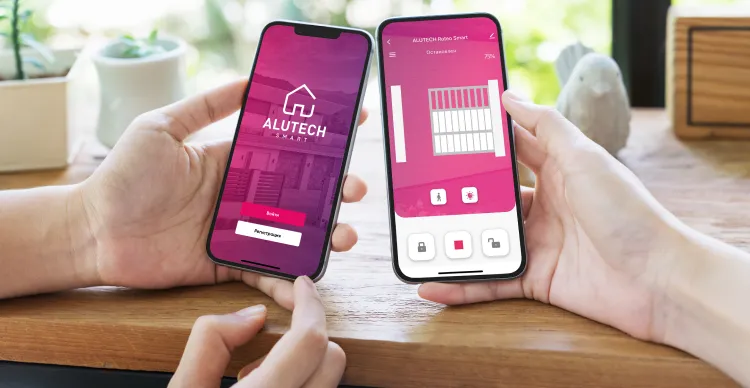 Умный привод для откатных ворот ALUTECH Roteo RTO-1000MKIT-Sm + беспроводные фотоэлементы LM-LB + Wi-fi модуль WM-Sm